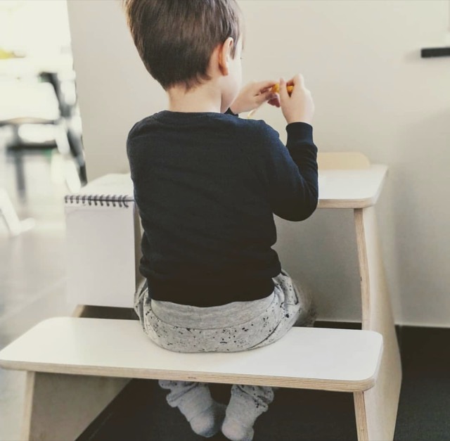 Tekentafel met Lars